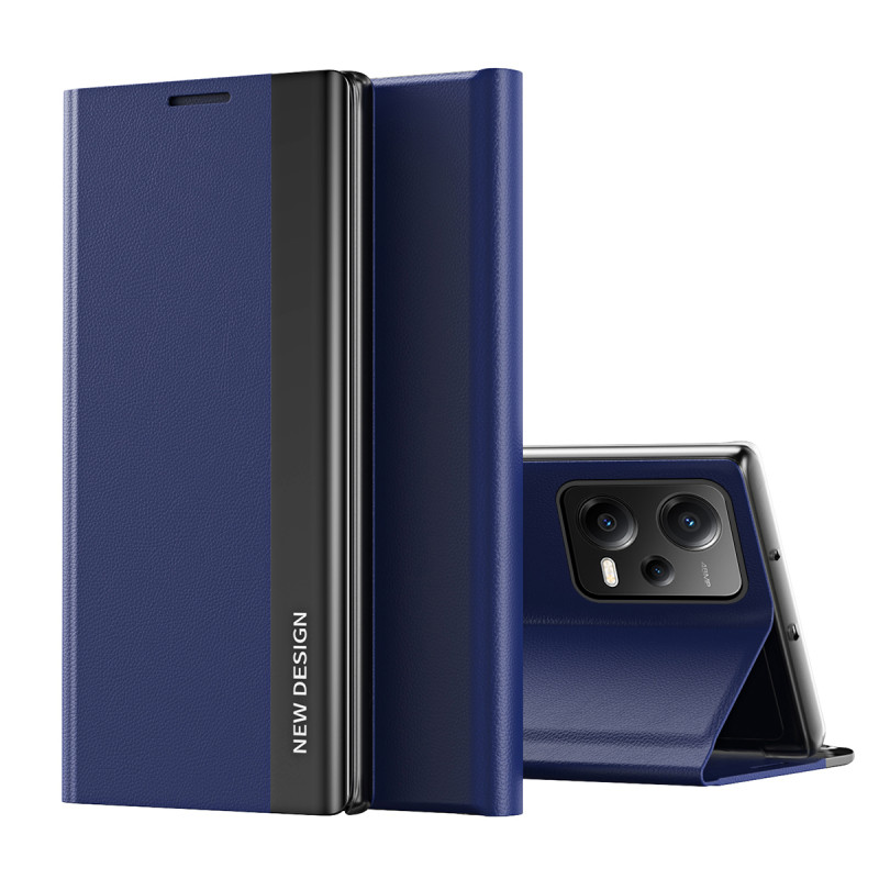 „Sleep Case Pro“ dėklas, skirtas „Xiaomi Redmi Note 12 5G“ / „Poco X5 5G“ su mėlynos spalvos atverčiamu stovu