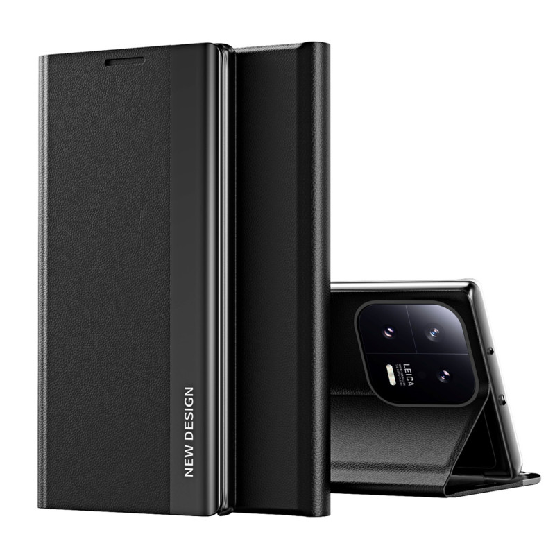 Sleep Case Pro dėklas, skirtas Xiaomi 13 Lite su atverčiamu stovu, juodas