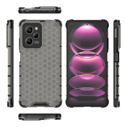 Korinis dėklas Xiaomi Redmi Note 12 Pro / Poco X5 Pro 5G šarvuotas hibridinis dangtelis juodas