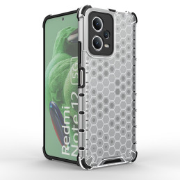 Korinis dėklas Xiaomi Redmi Note 12 5G / Poco X5 5G šarvuotam hibridiniam dangčiui juodas