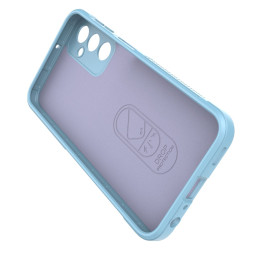 Magic Shield Case dėklas, skirtas Samsung Galaxy A24 4G lankstus šarvuotas dangtelis šviesiai mėlynas