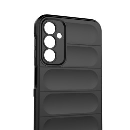 Magic Shield Case Samsung Galaxy A24 4G, lankstus, šarvuotas dangtelis, juodas