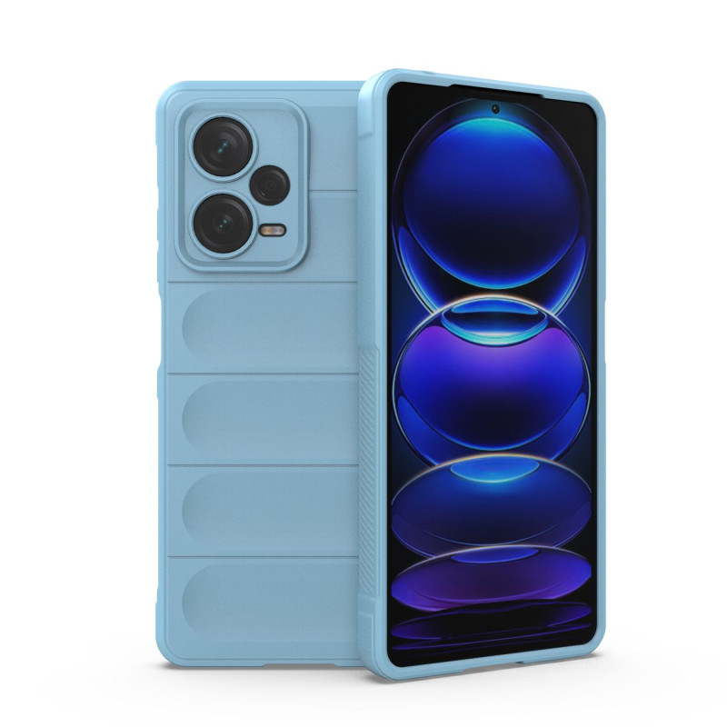 „Magic Shield“ dėklas, skirtas Xiaomi Redmi Note 12 Pro+ lankstus šarvuotas dangtelis šviesiai mėlynas