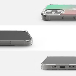 Ringke Fusion Design Armored Case Cover su geliniu rėmeliu iPhone 12 Pro Max rožinė-žalia (GNAP0028)