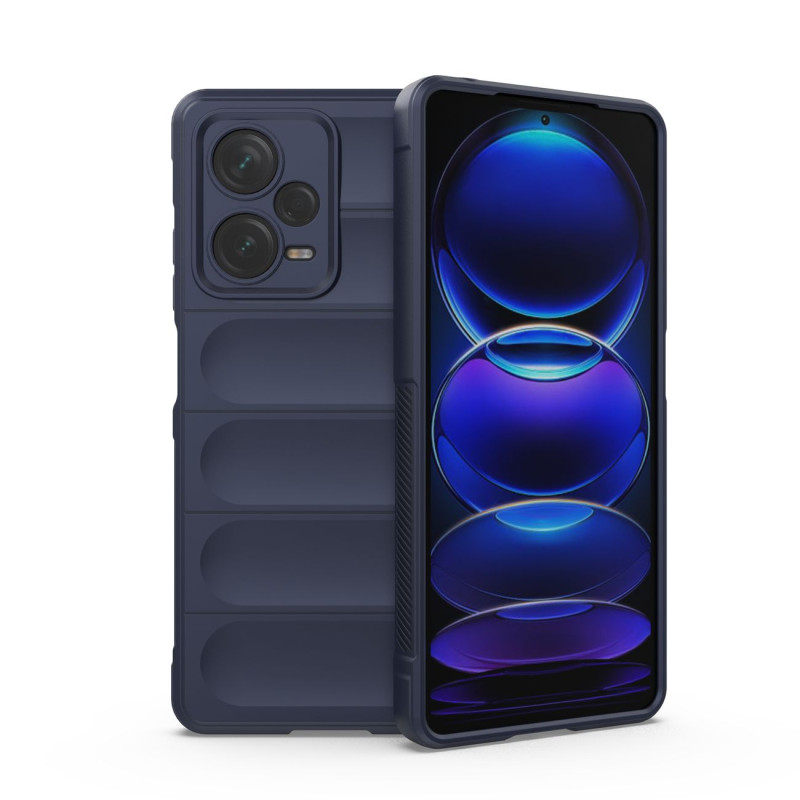 Magic Shield Case dėklas skirtas Xiaomi Redmi Note 12 Pro+ lankstus šarvuotas dangtelis mėlynas