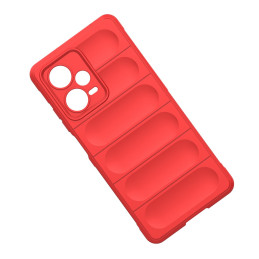 Magic Shield Case Xiaomi Redmi Note 12 Pro+ lankstus šarvuotas dangtelis raudonas