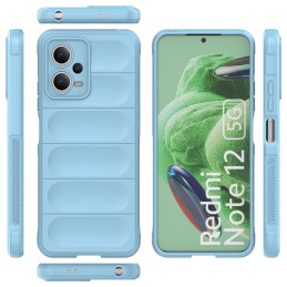 Magic Shield Case Xiaomi Redmi Note 12 5G / Poco X5 5G lankstus šarvų dangtelis šviesiai mėlynas