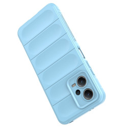 Magic Shield Case Xiaomi Redmi Note 12 5G / Poco X5 5G lankstus šarvų dangtelis šviesiai mėlynas