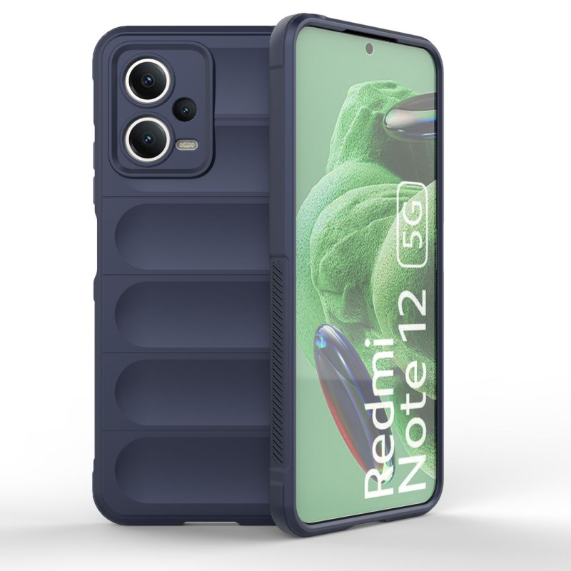 Magic Shield Dėklas, skirtas Xiaomi Redmi Note 12 5G / Poco X5 5G lankstus šarvų dangtelis mėlynas