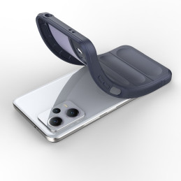 Magic Shield Dėklas, skirtas Xiaomi Redmi Note 12 5G / Poco X5 5G lankstus šarvų dangtelis mėlynas