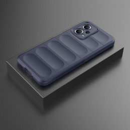 Magic Shield Dėklas, skirtas Xiaomi Redmi Note 12 5G / Poco X5 5G lankstus šarvų dangtelis mėlynas