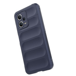 Magic Shield Dėklas, skirtas Xiaomi Redmi Note 12 5G / Poco X5 5G lankstus šarvų dangtelis mėlynas