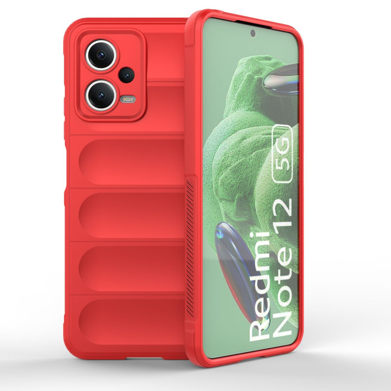 „Magic Shield“ dėklas, skirtas Xiaomi Redmi Note 12 5G / Poco X5 5G lankstus šarvuotas dangtelis raudonas