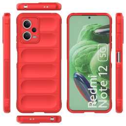 „Magic Shield“ dėklas, skirtas Xiaomi Redmi Note 12 5G / Poco X5 5G lankstus šarvuotas dangtelis raudonas