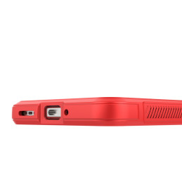 „Magic Shield“ dėklas, skirtas Xiaomi Redmi Note 12 5G / Poco X5 5G lankstus šarvuotas dangtelis raudonas