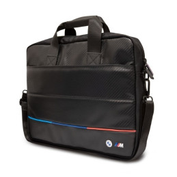 BMW Carbon Tricolor krepšys 16" nešiojamam kompiuteriui - juodas