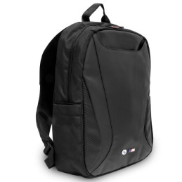 BMW Carbon&Leather Tricolor kuprinė skirta 16" nešiojamam kompiuteriui - juoda
