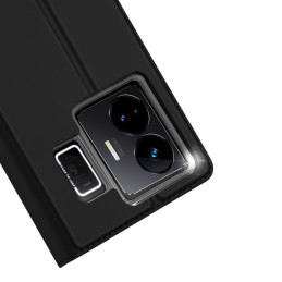 „Dux Ducis Skin Pro“ dėklas, skirtas „Realme GT Neo 5“ / „Realme GT3“ atverčiamas dangtelis kortelės piniginės stovas, j...