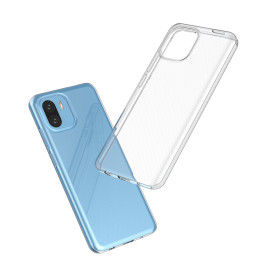 Itin skaidrus 0,5 mm dėklas, skirtas Xiaomi Redmi A2 / Redmi A1 plonu dangteliu, skaidrus