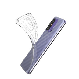Itin skaidrus 0,5 mm dėklas, skirtas Xiaomi Redmi 11A / Poco C55 / Redmi 12C plonu dangteliu, skaidrus