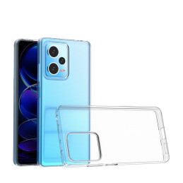 Itin skaidrus 0,5 mm dėklas, skirtas Xiaomi Redmi Note 12 Pro+ plonu dangteliu, skaidrus