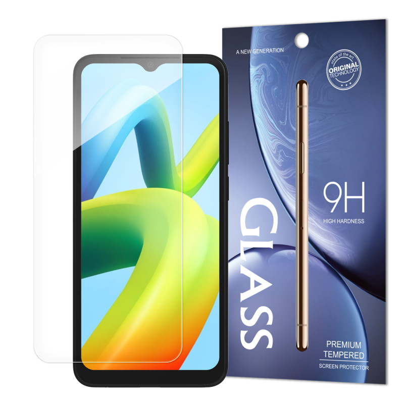 Standartinis grūdintas stiklas, grūdintas stiklas, skirtas Xiaomi Redmi A2 / Redmi A1 9H