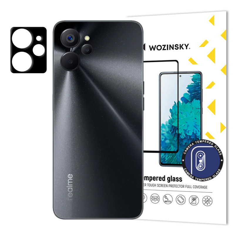 „Wozinsky Full Camera Glass“ grūdintas stiklas, skirtas „Realme 10 5G“ / „Realme 9i 5G“, skirtas fotoaparato kamerai 9H