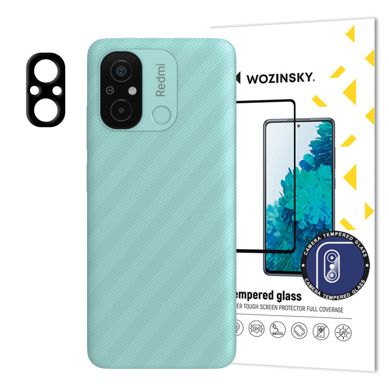Wozinsky Full Camera Glass Tempered Glass for Xiaomi Redmi 11A / Poco C55 / Redmi 12C for Camera Camera 9H