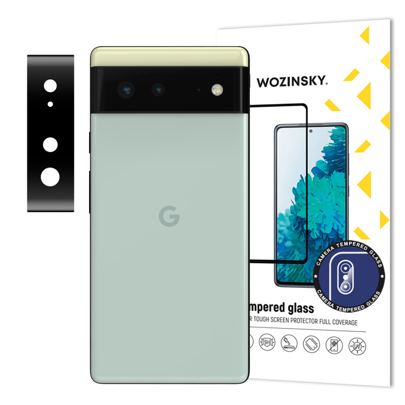 Wozinsky Full Camera Glass grūdintas stiklas, skirtas „Google Pixel 6“, skirtas 9H kamerai