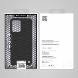 Nillkin tekstūruotas dėklas, skirtas Xiaomi Redmi Note 12 5G / Poco X5 5G sustiprintas nailoninis dangtelis juodas