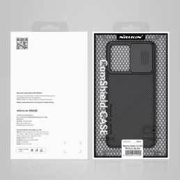Nillkin CamShield dėklas, skirtas Xiaomi Redmi Note 12 5G / Poco X5 5G dangtelis su fotoaparato apsauga juoda