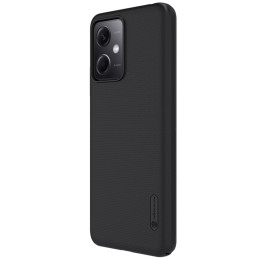 Nillkin Super Frosted Shield dėklas, skirtas Xiaomi Redmi Note 12 5G / Poco X5 5G telefono dangtelis juodas