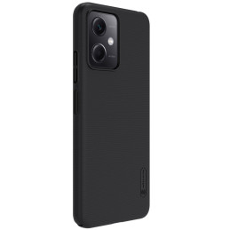 Nillkin Super Frosted Shield dėklas, skirtas Xiaomi Redmi Note 12 5G / Poco X5 5G telefono dangtelis juodas