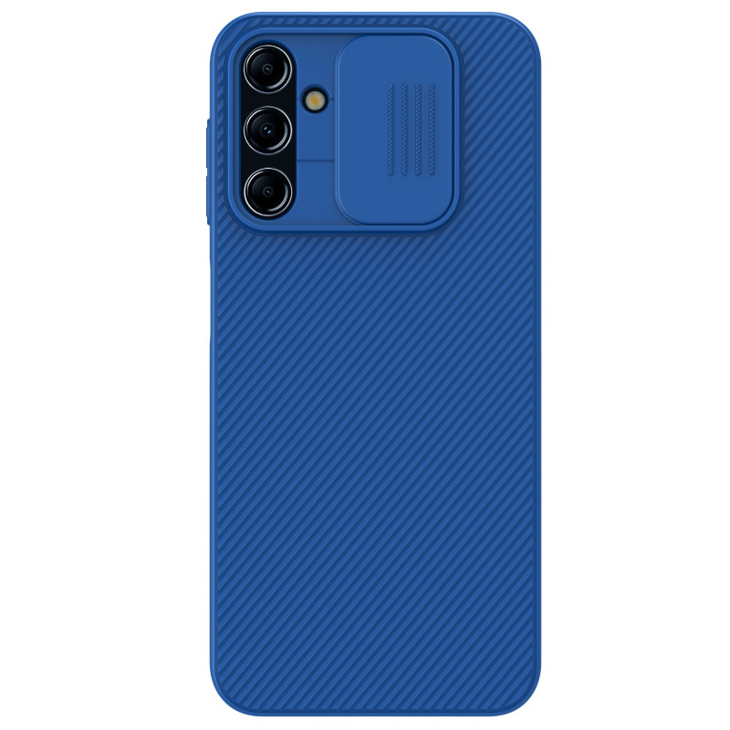 Nillkin CamShield dėklas, skirtas Samsung Galaxy A14 5G / Galaxy A14 dangtelis su fotoaparato apsauga mėlyna