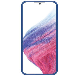 Nillkin Super Frosted Shield Pro dėklas, skirtas Samsung Galaxy A54 5G Armored Cover + telefono stovas mėlynas
