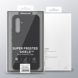 Nillkin Super Frosted Shield Pro dėklas, skirtas Samsung Galaxy A54 5G Armored dangtelis + telefono stovas juodas