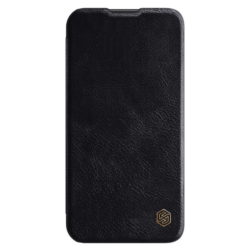 Nillkin Qin Leather Pro Case Dėklas, skirtas Samsung Galaxy A54 5G Flip Cover Camera Protector Black
