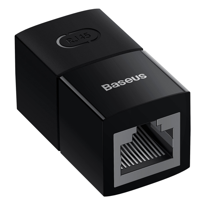 Tinklo jungtis Ethernet kabelio jungtis RJ-45 Baseus AirJoy Series 10 vnt - juoda