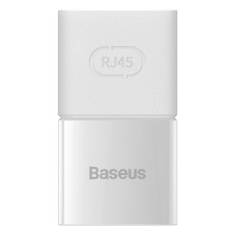 Tinklo jungtis Ethernet kabelio jungtis RJ-45 Baseus AirJoy Series 10 vnt - balta