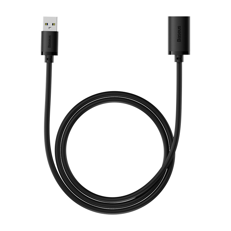 Baseus AirJoy serijos USB 2.0 ilgintuvas 1,5 m - juodas