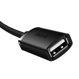 Baseus AirJoy serijos USB 2.0 ilgintuvas 0,5 m - juodas