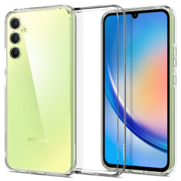 Spigen Ultra Hybrid dėklas, skirtas Samsung Galaxy A34 5G - skaidrus