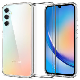 Spigen Ultra Hybrid dėklas, skirtas Samsung Galaxy A34 5G - skaidrus