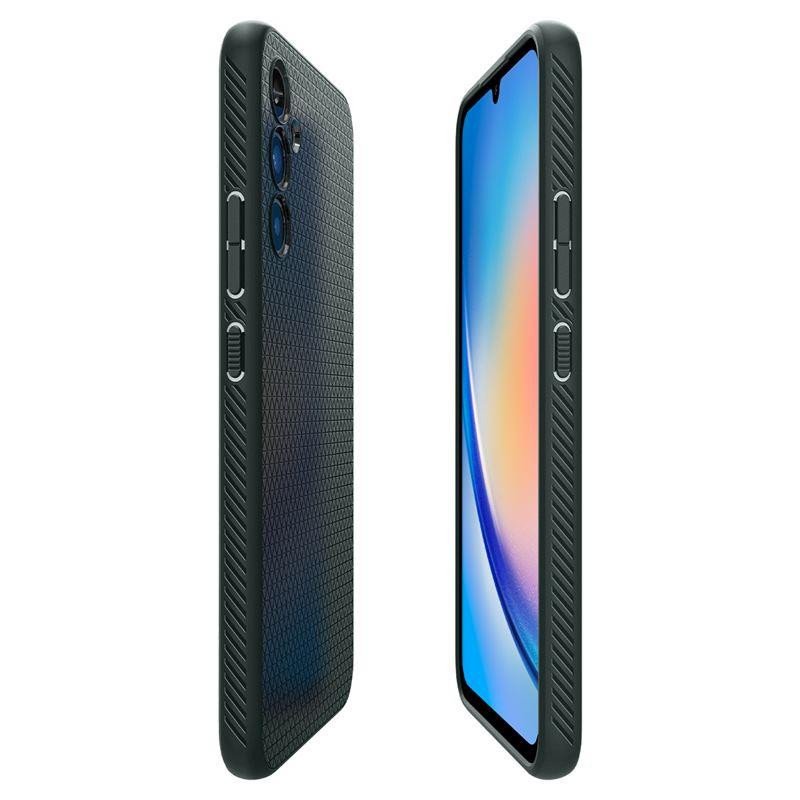 Spigen Liquid Air dėklas, skirtas Samsung Galaxy A34 5G - tamsiai žalias