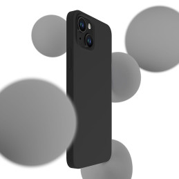 3mk silikoninis dėklas iPhone 13 - juodas