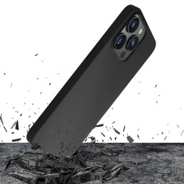 3mk silikoninis dėklas, skirtas iPhone 14 Pro – juodas