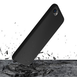 3mk silikoninis dėklas, skirtas iPhone 7 / 8 / SE 2020 / SE 2022 – juodas