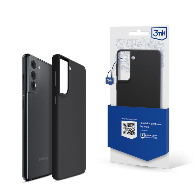 3mk silikoninis dėklas, skirtas Samsung Galaxy S22+ 5G – juodas