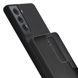 3mk silikoninis dėklas, skirtas Samsung Galaxy S22+ 5G – juodas