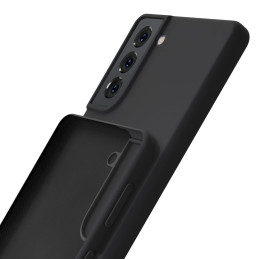 3mk silikoninis dėklas, skirtas Samsung Galaxy S22+ 5G – juodas